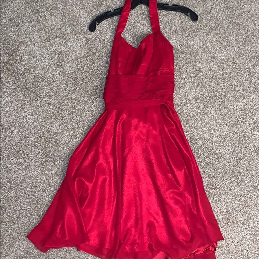 Red dress